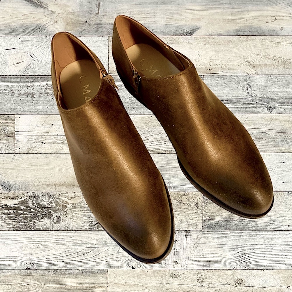Bronze Brown ombré ankle Boots